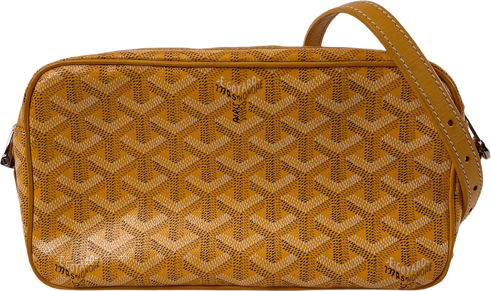 Goyard Goyardine Sac Cap Vert, från Luxclusif, i färgen yellow.