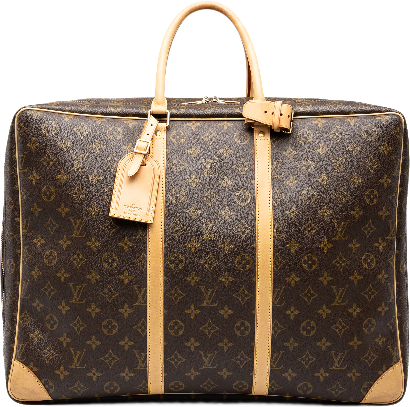 Louis Vuitton Monogram Sirius 50, från Luxclusif, i färgen brun.