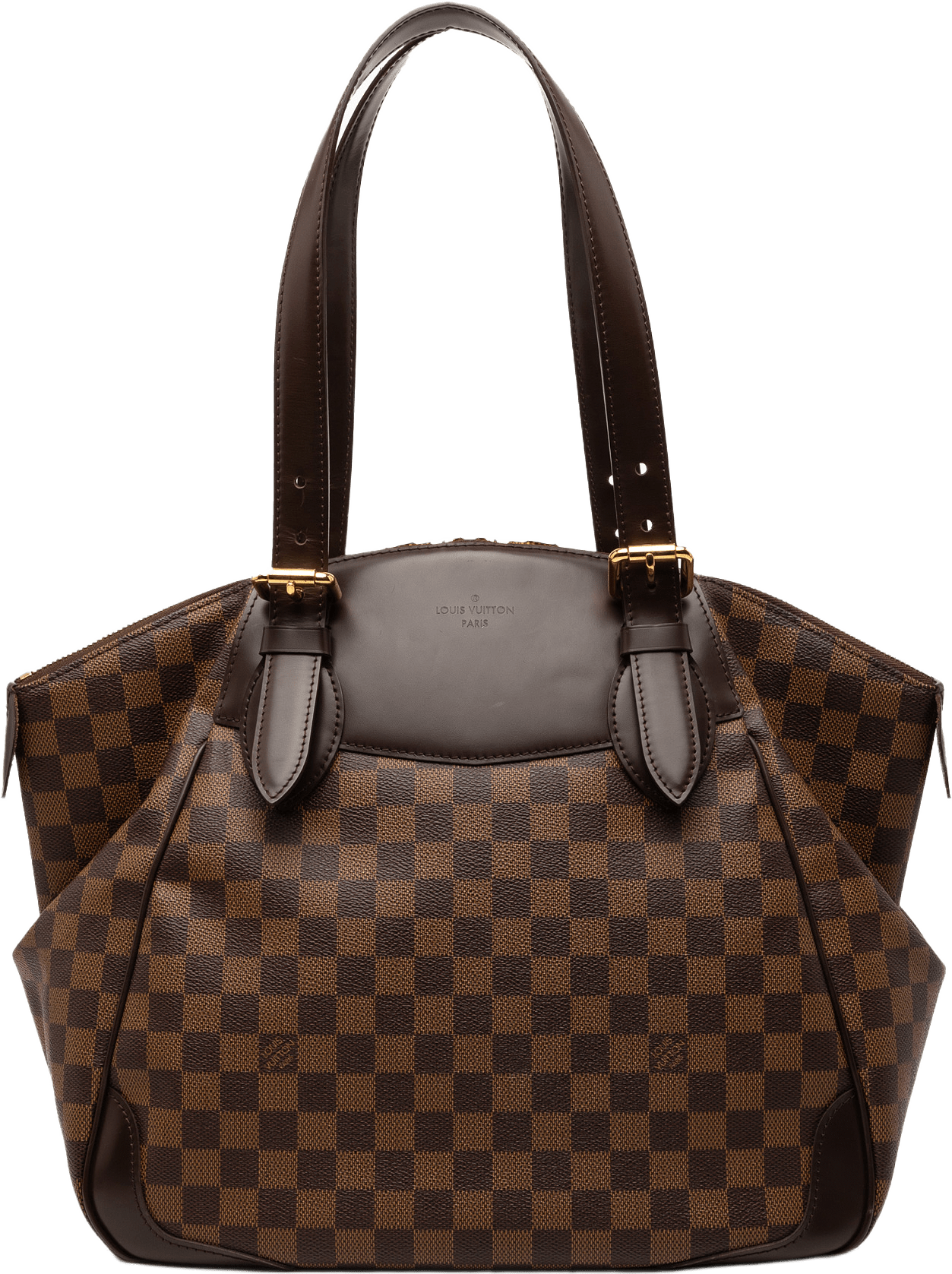 Louis Vuitton Damier Ebene Verona Mm, från Luxclusif, i färgen brown.