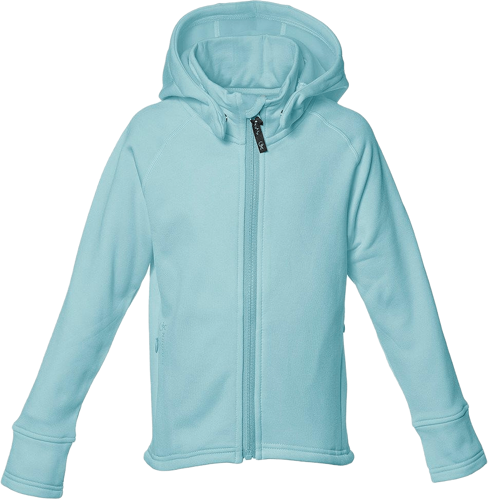 Panda Hoodie Kids, från ISBJÖRN of Sweden, i färgen mint.