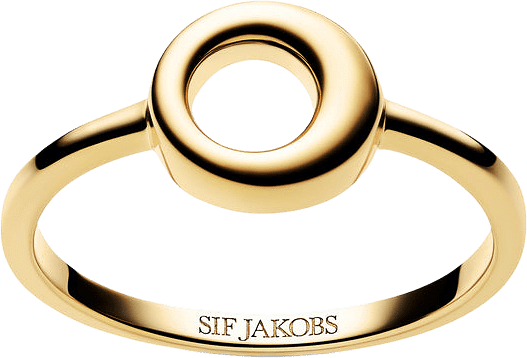Ring Selene, från Sif Jakobs Jewellery, i färgen 18k gold plated.