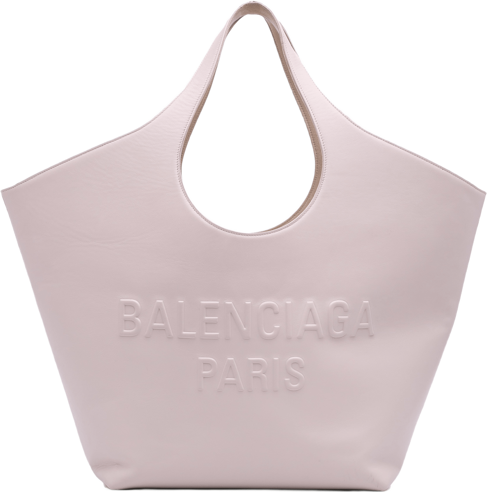 Balenciaga Medium Smooth Calfskin Mary Kate Tote, från Luxclusif, i färgen light pink.