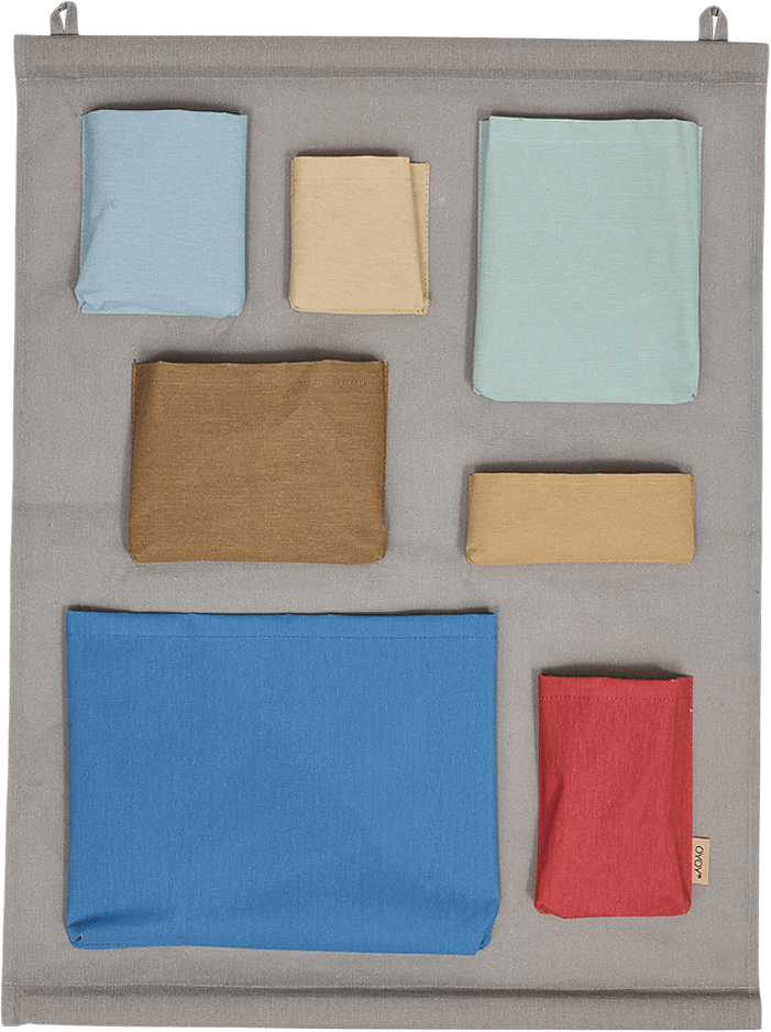 Saga Wall Storage, från OYOY Mini, i färgen blue.