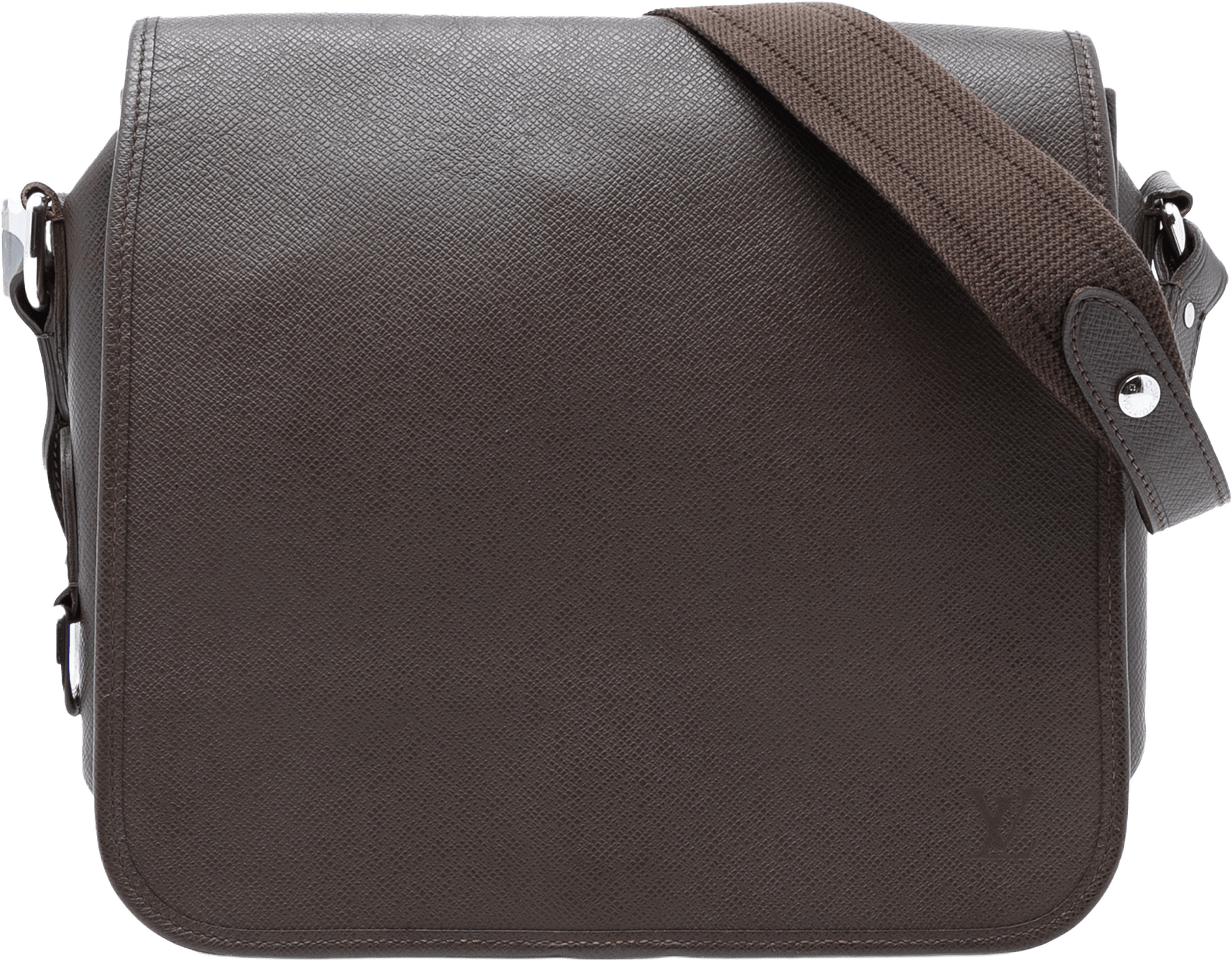 Louis Vuitton Taiga Andrei, från Luxclusif, i färgen dark brown.