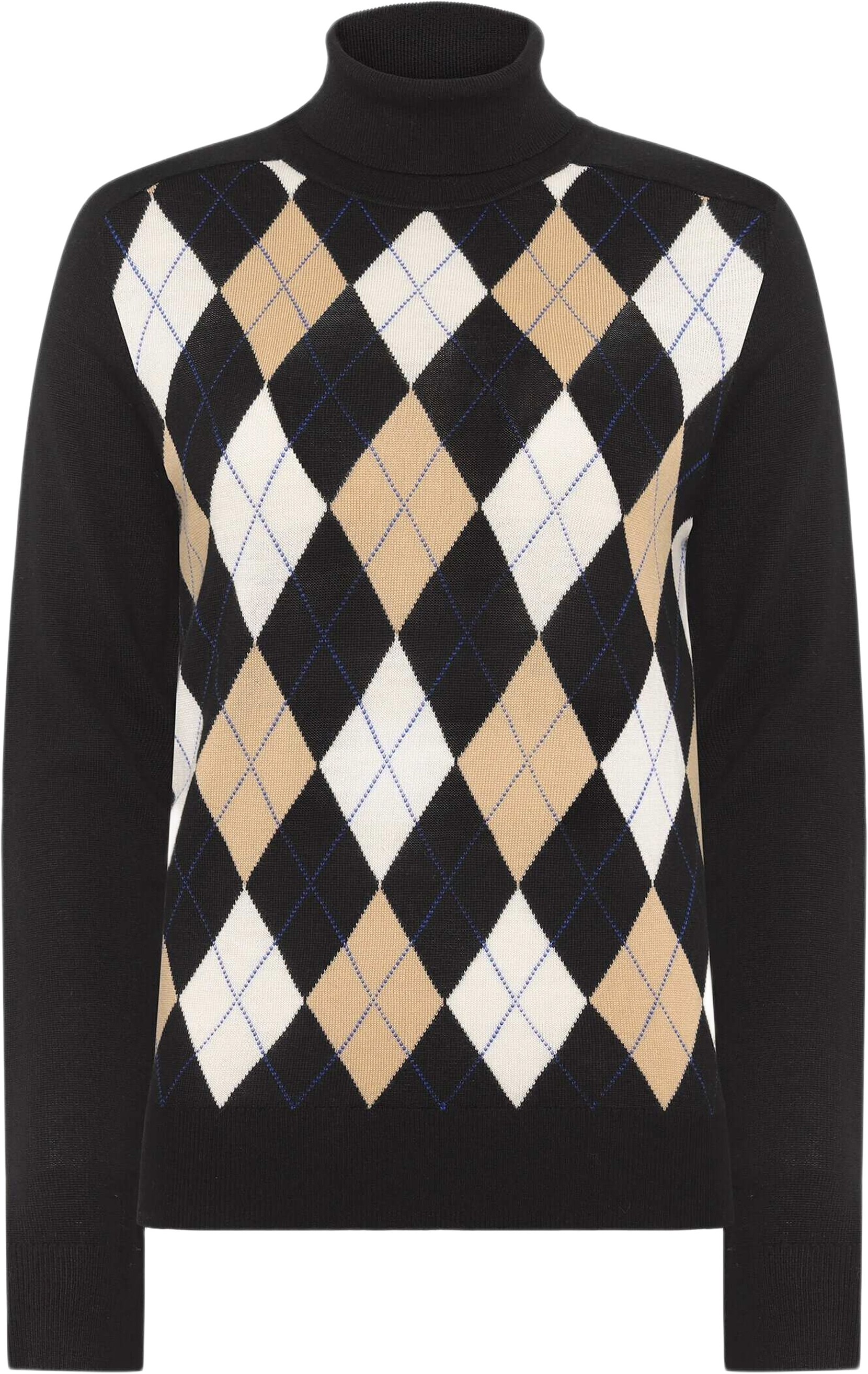 Betsy Argyle Sweater, från Newhouse, i färgen svart.