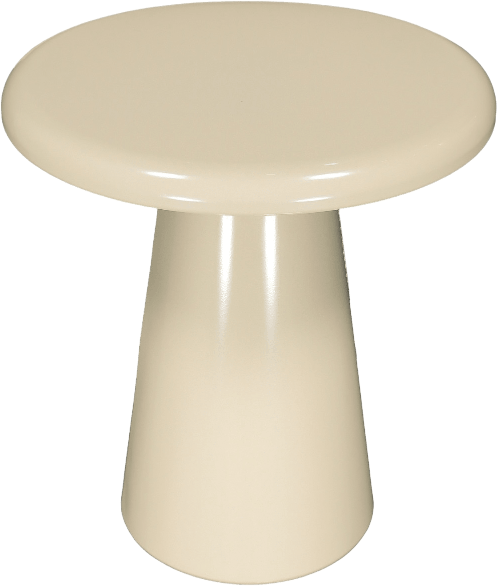 Bord Oscar Dia 40cm, från Created by Designtorget, i färgen beige.