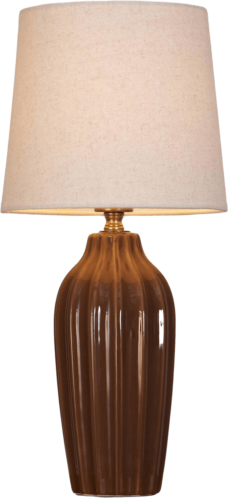 Lyon Bordslampa 39cm, från PR Home, i färgen brun.