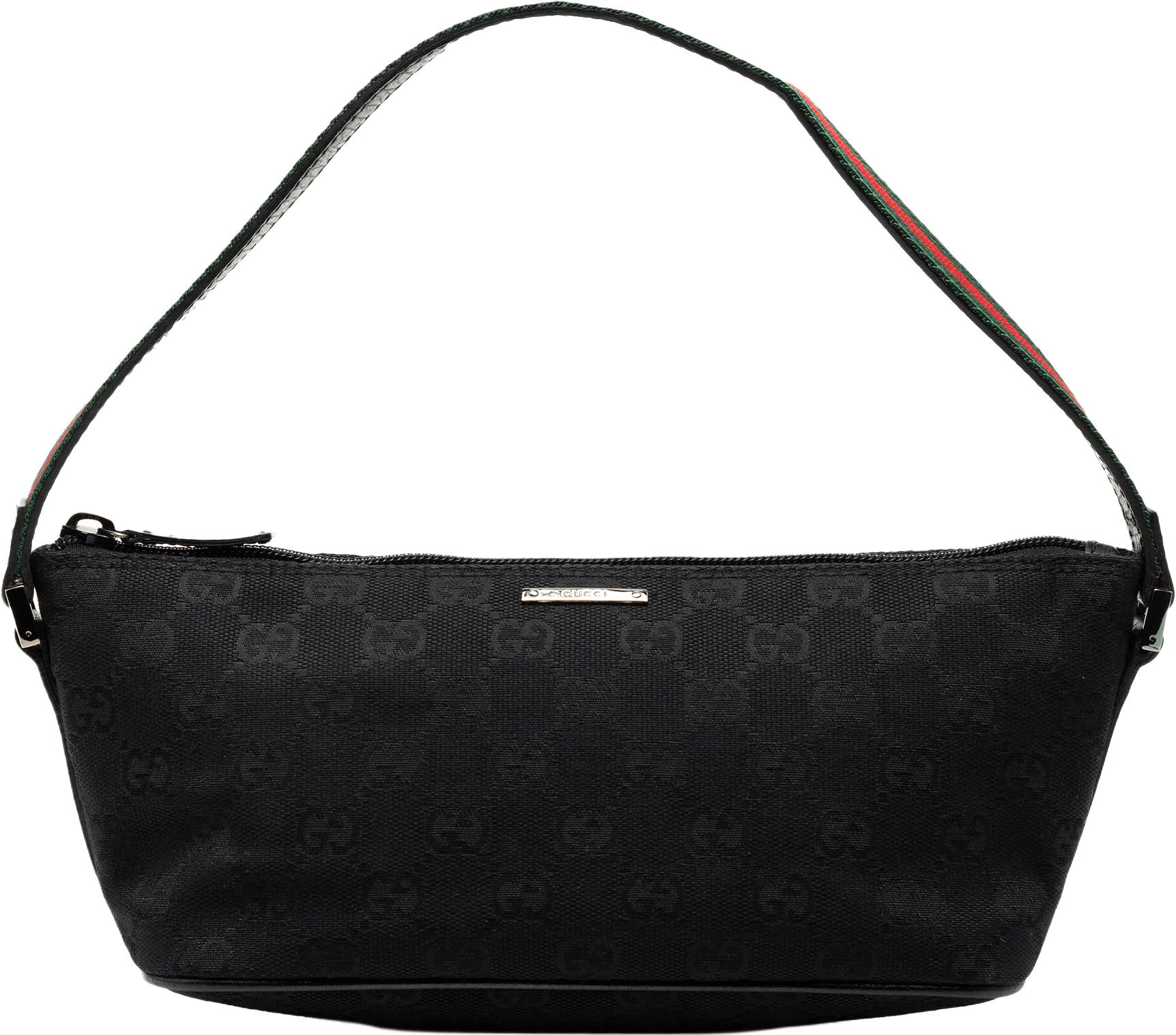 Gucci Gg Canvas Web Boat, från Luxclusif, i färgen black.