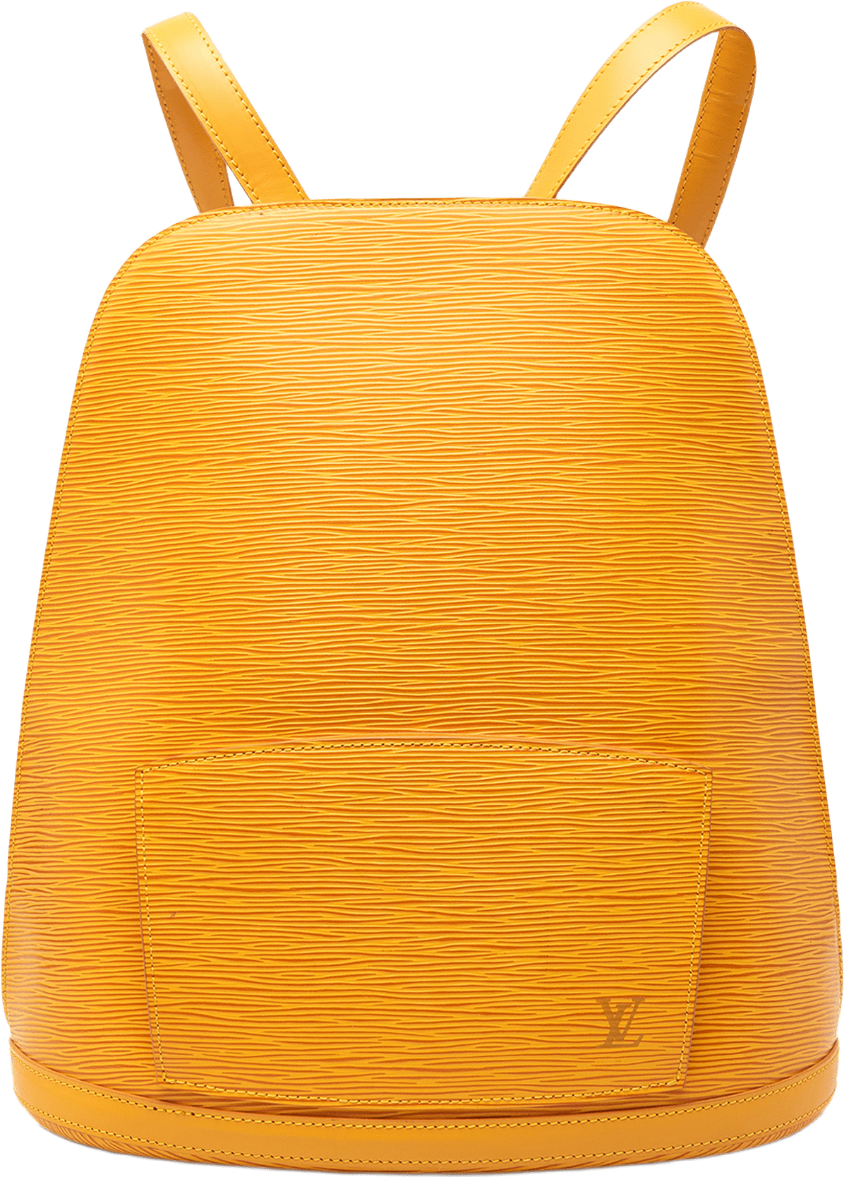 Louis Vuitton Epi Gobelins, från Luxclusif, i färgen yellow.
