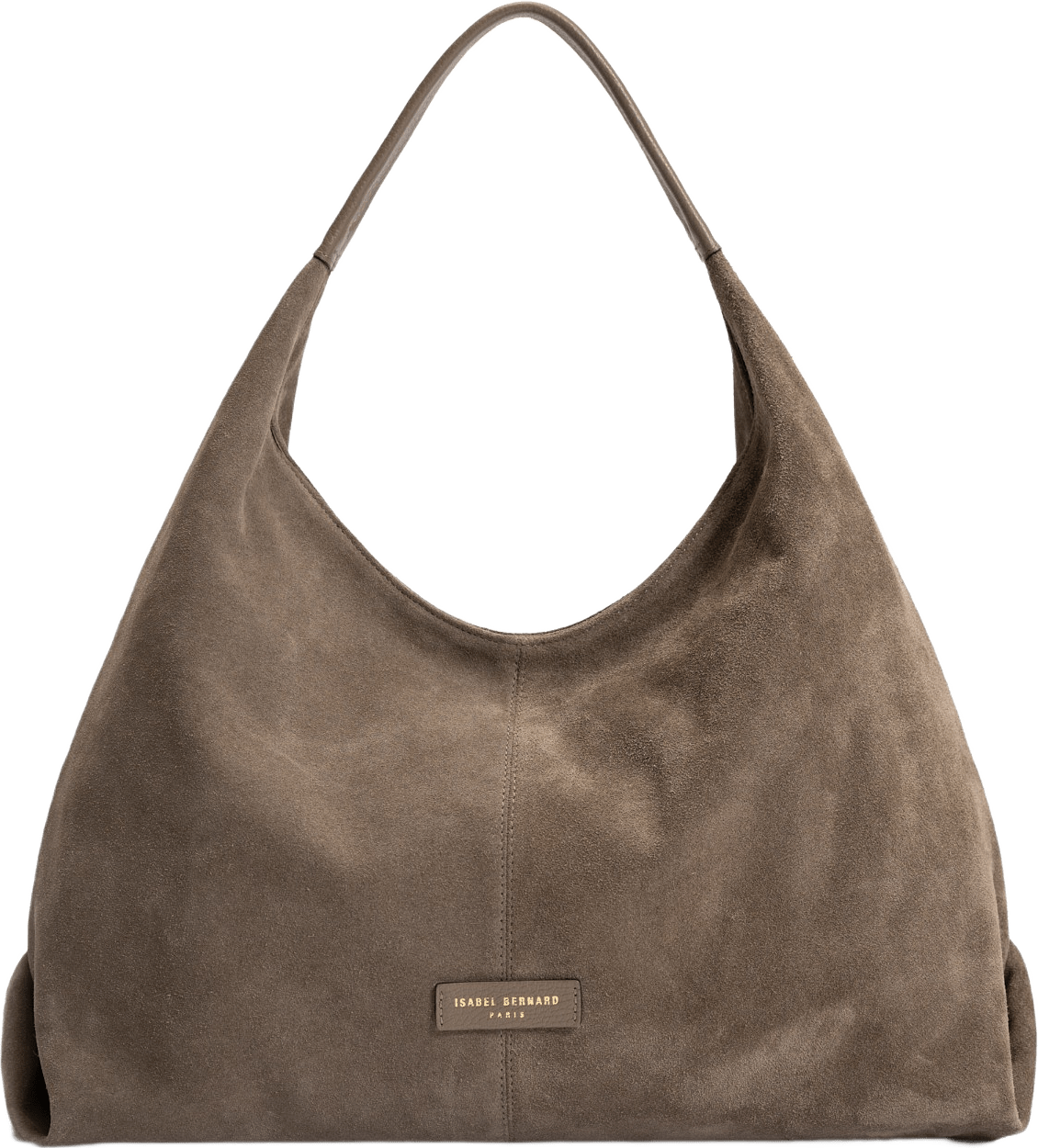 Honoré Läder Axelremsväska, från Isabel Bernard, i färgen gråbrun.