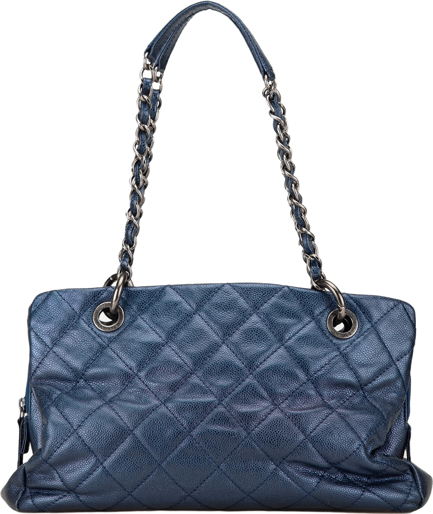 Chanel Quilted Iridescent Caviar Chic Shopping Tote