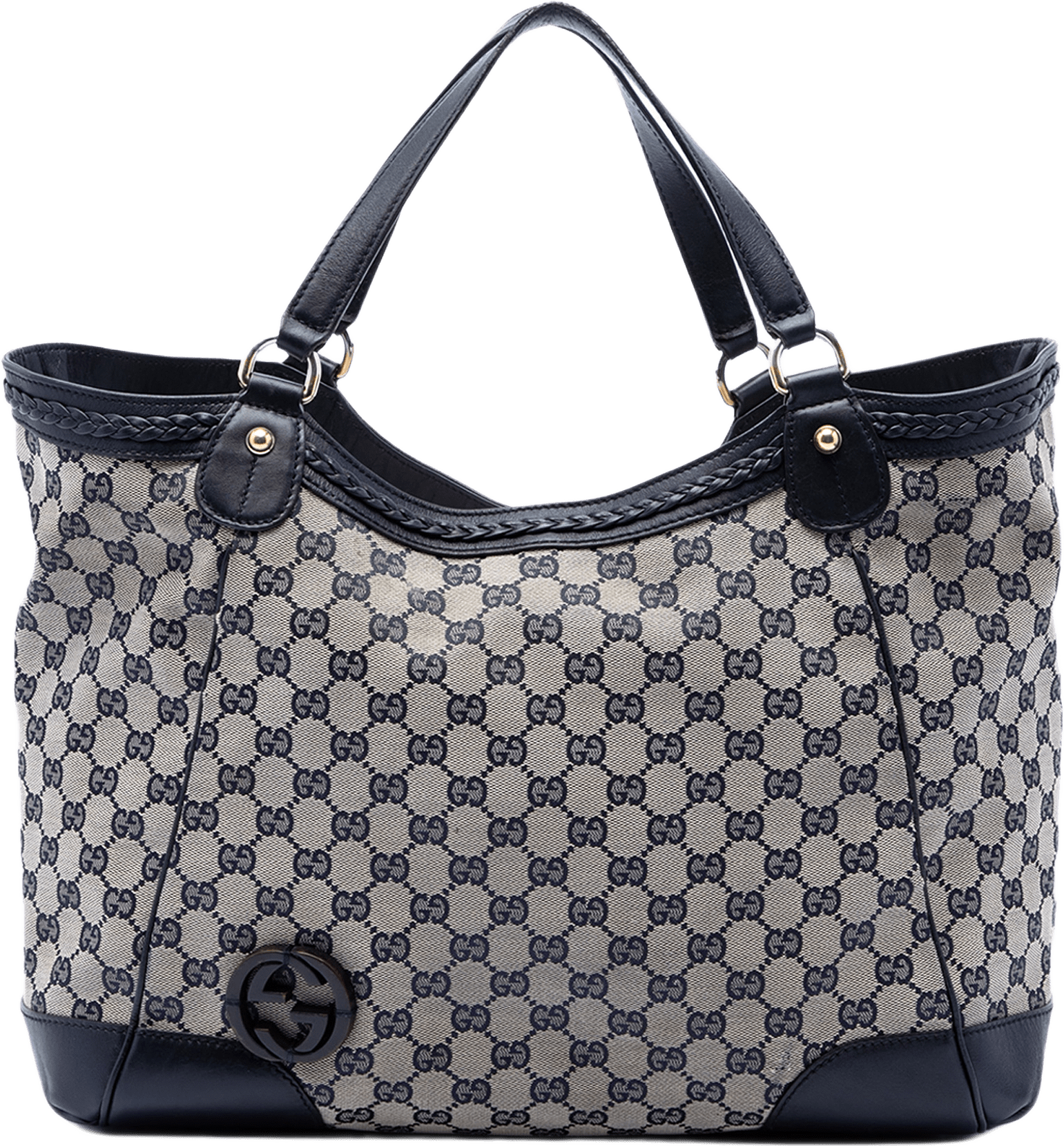 Gucci Medium Gg Canvas Brick Lane Tote, från Luxclusif, i färgen beige.