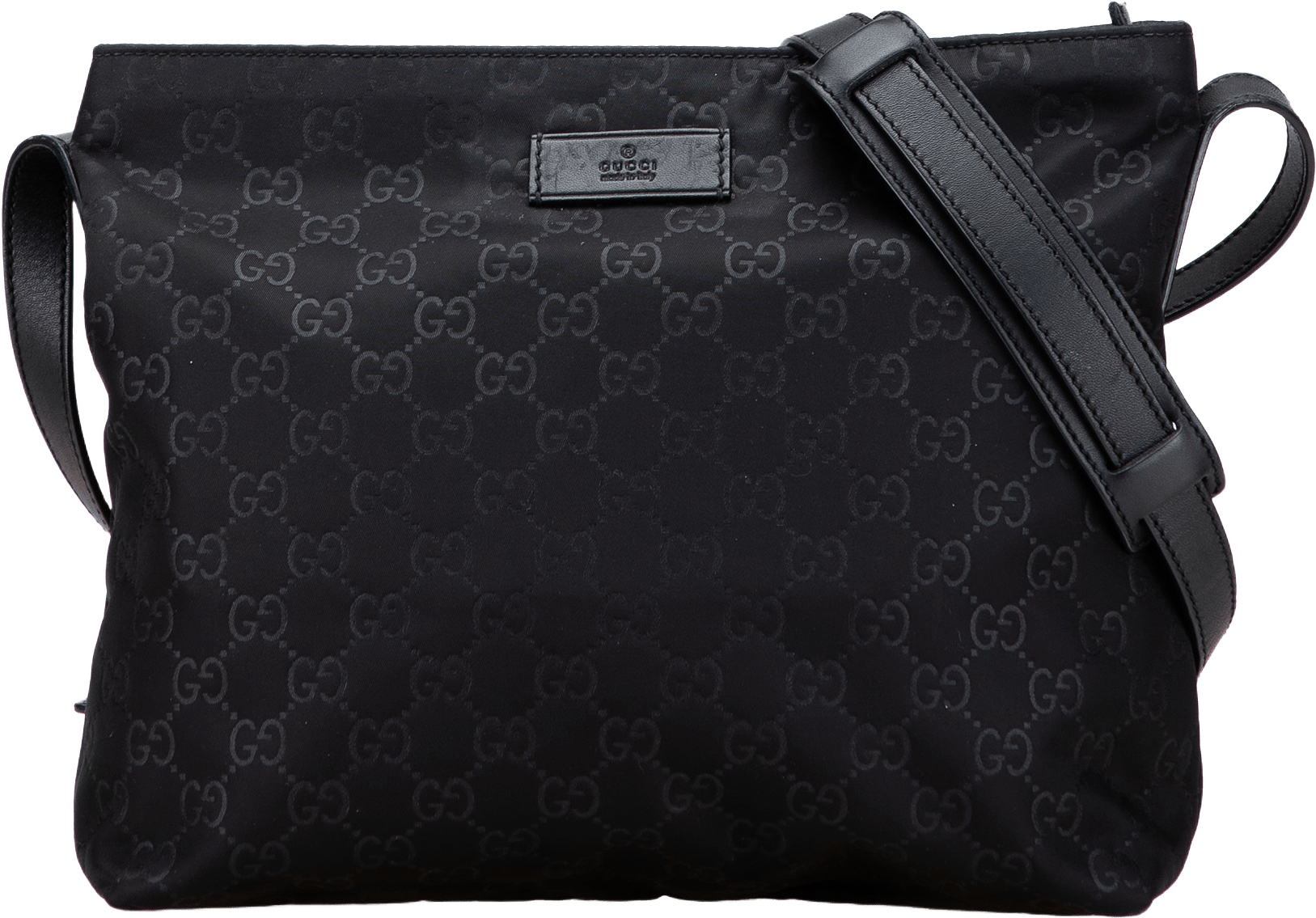 Gucci Gg Nylon Crossbody, från Luxclusif, i färgen black.