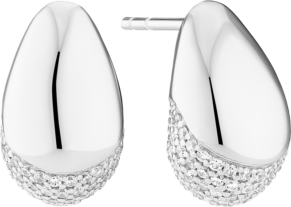 Örhänge Goccia, från Sif Jakobs Jewellery, i färgen silver.