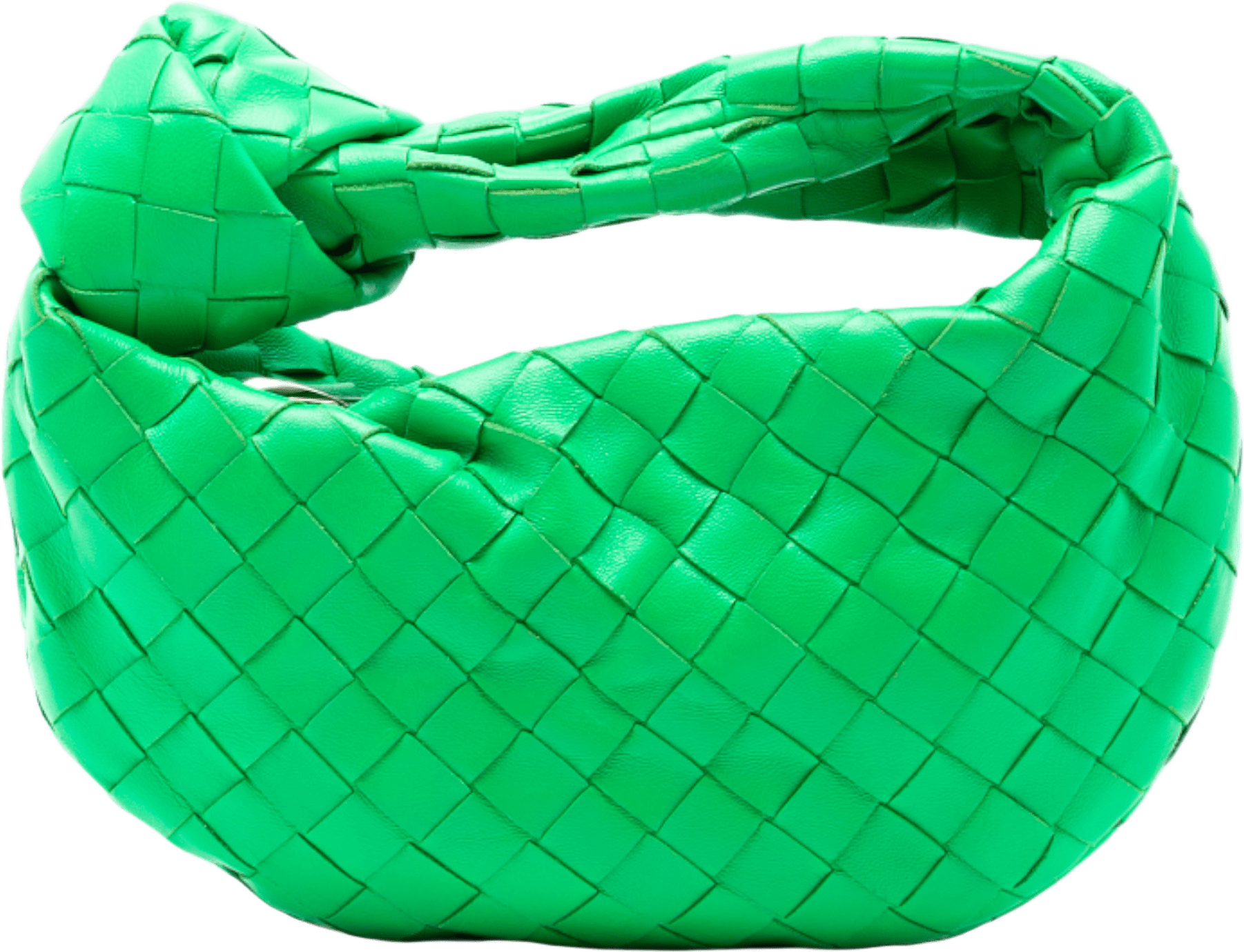 Bottega Veneta Mini Nappa Intrecciato Jodie, från Luxclusif, i färgen green.