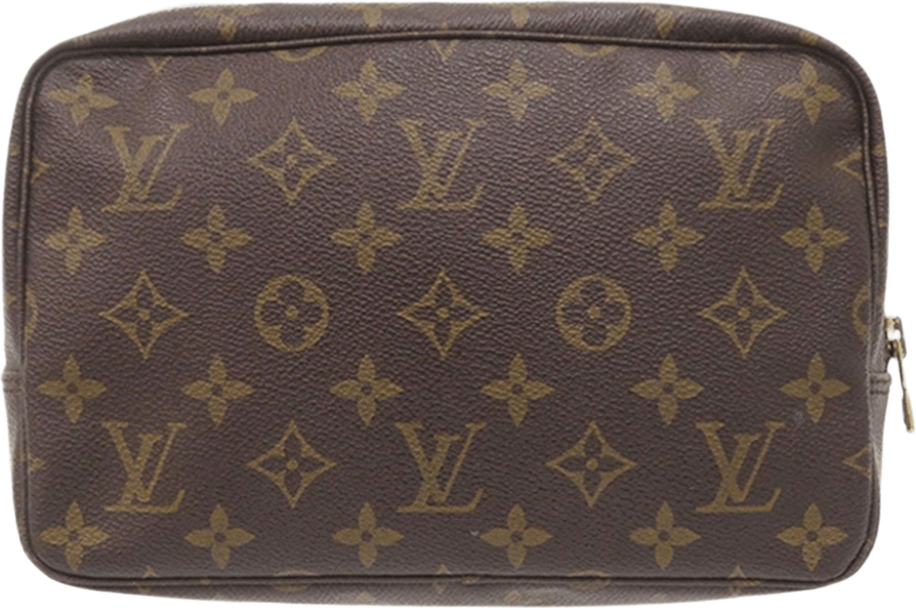 Louis Vuitton Monogram Trousse Toilette 23, från Luxclusif, i färgen brown.
