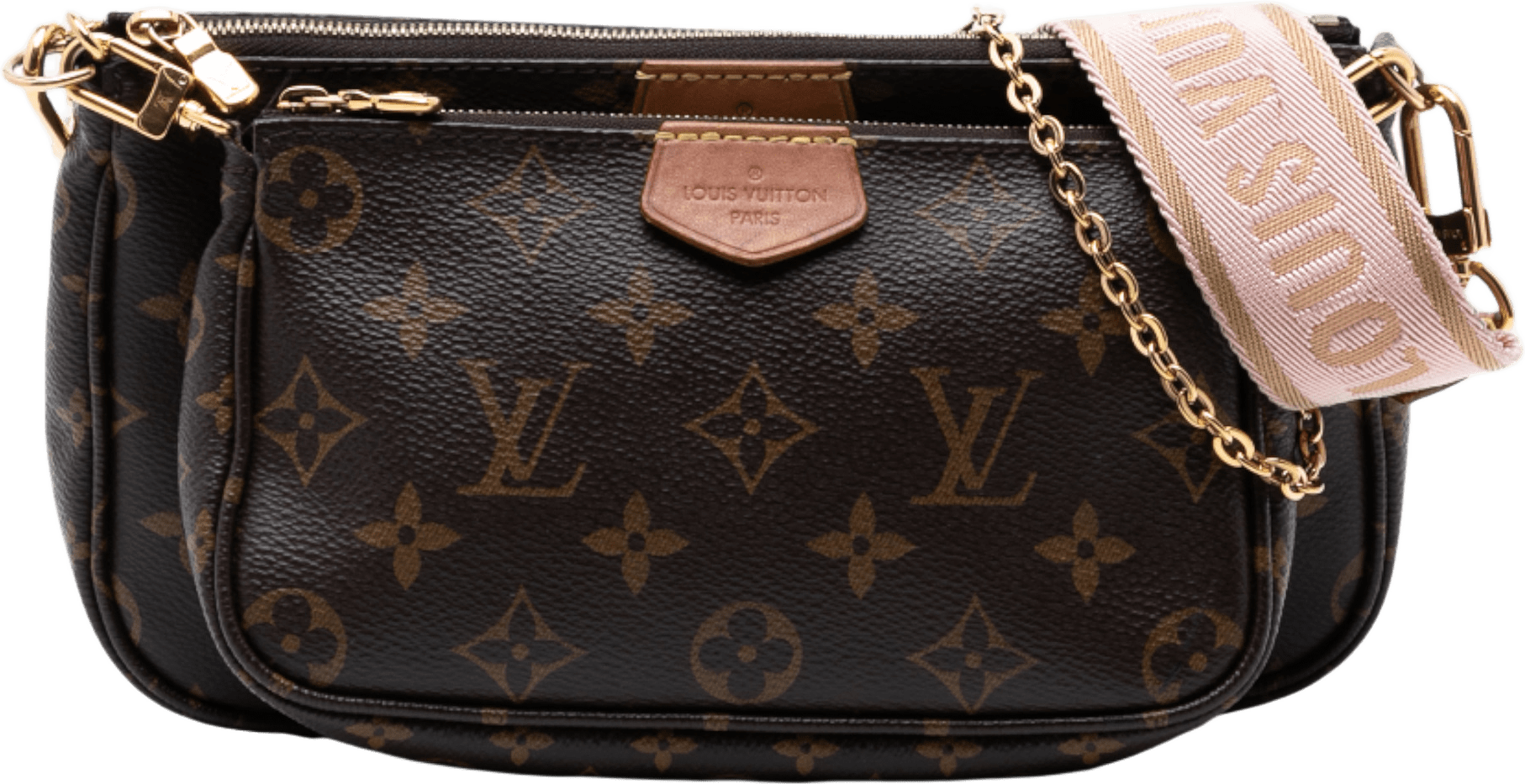 Louis Vuitton Monogram Multi Pochette Accessoires, från Luxclusif, i färgen brown.