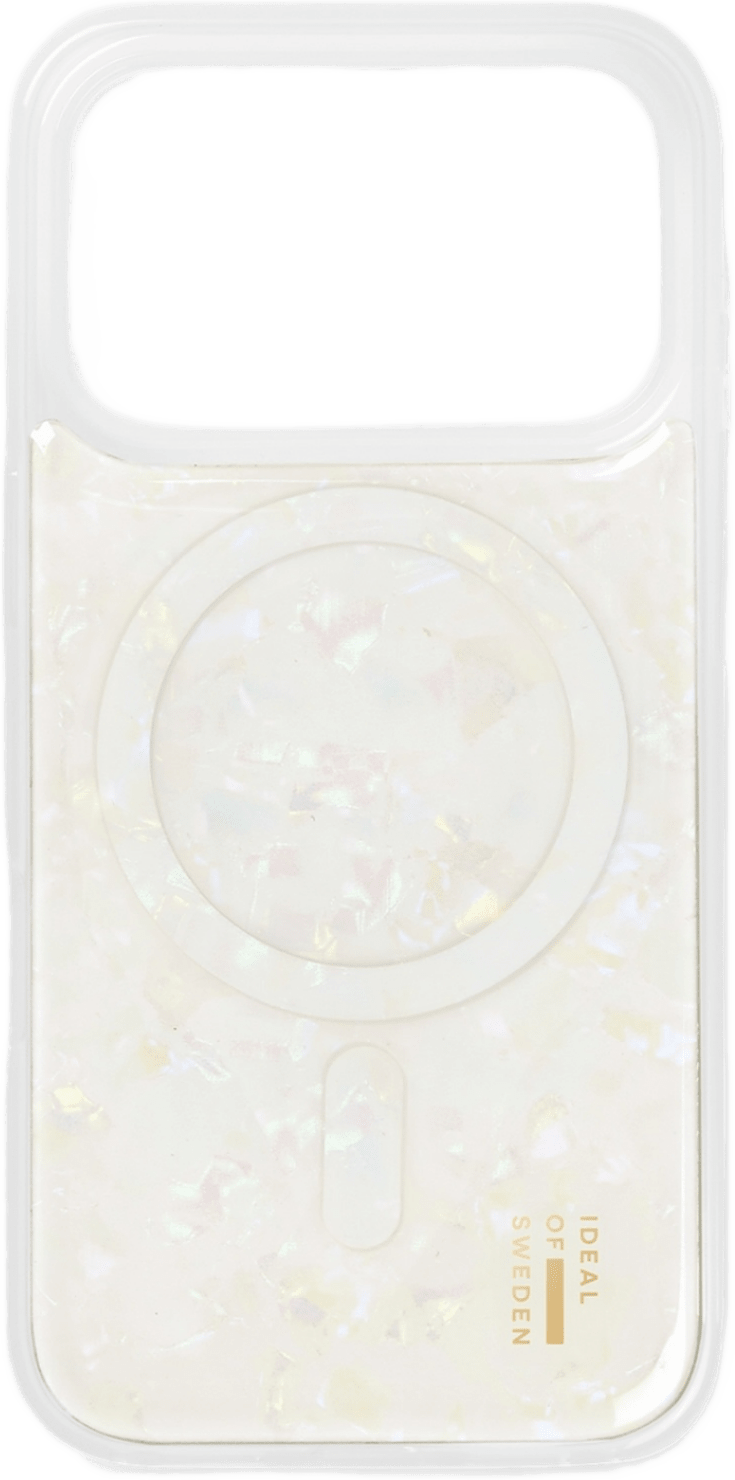 Pearlised Case Magsafe Iphone, från Ideal Of Sweden, i färgen white.