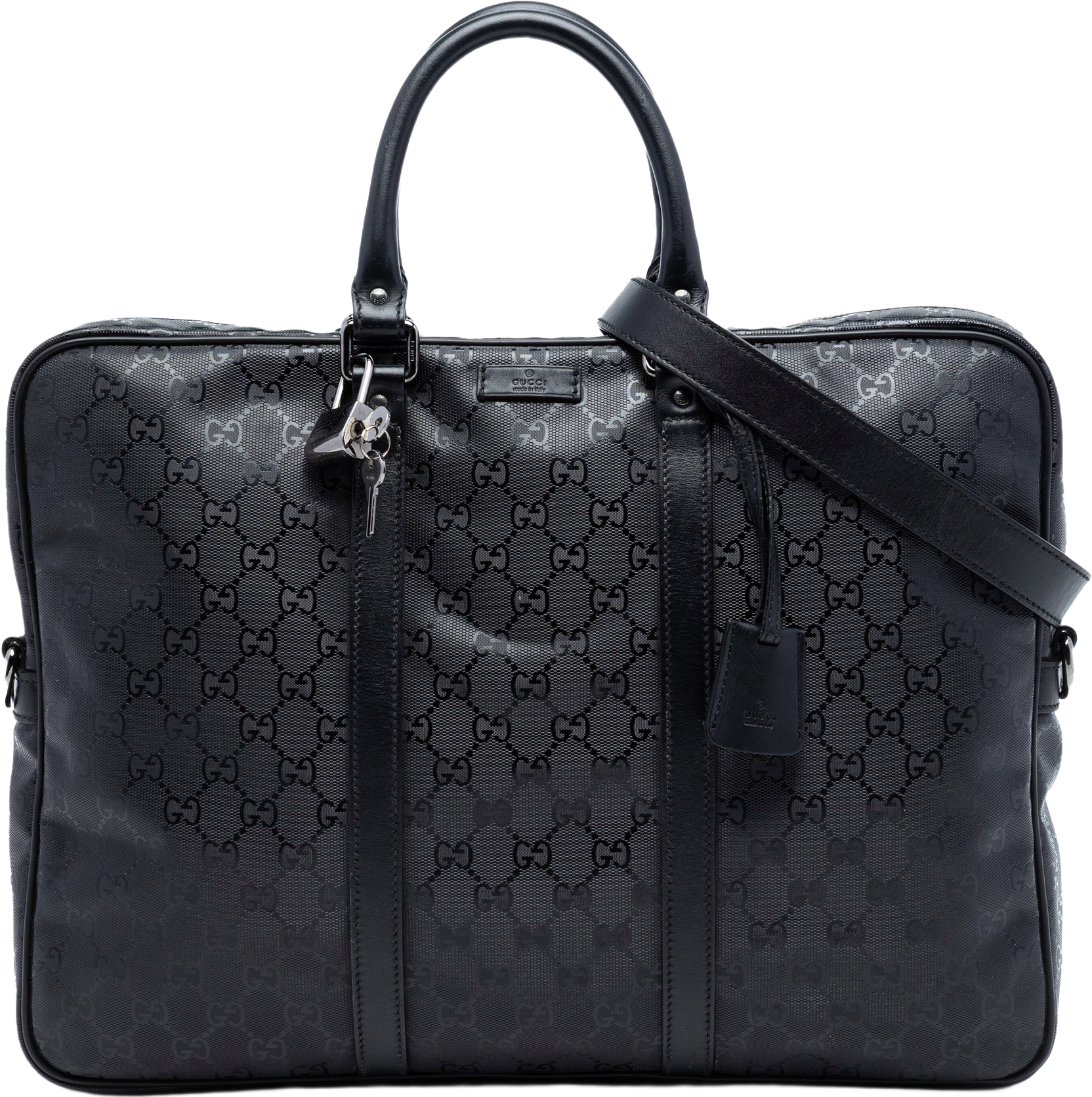 Gucci Gg Imprime Business Bag, från Luxclusif, i färgen black.