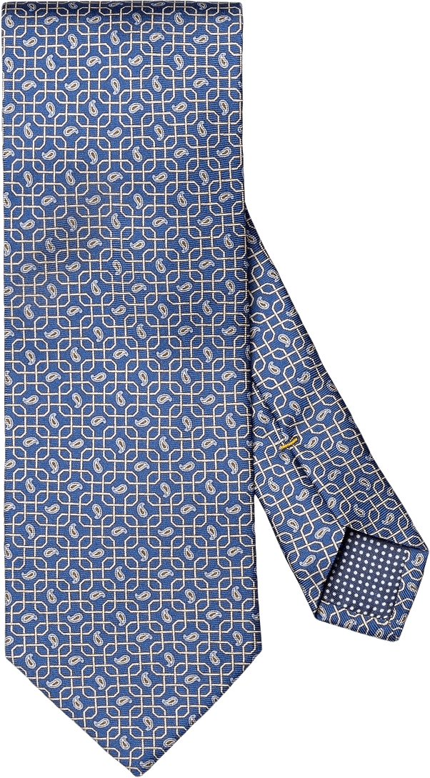 Paisleymönstrad Slips, från Eton, i färgen dark blue.