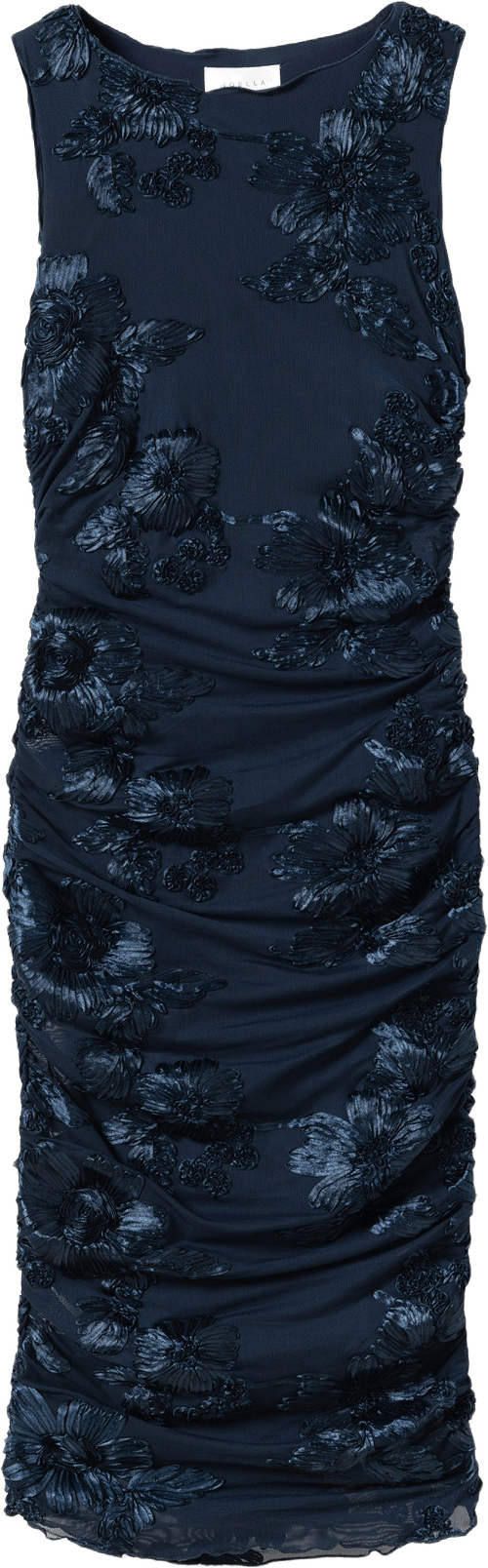 Lavinia Dress - Navy, från Noella, i färgen navy.