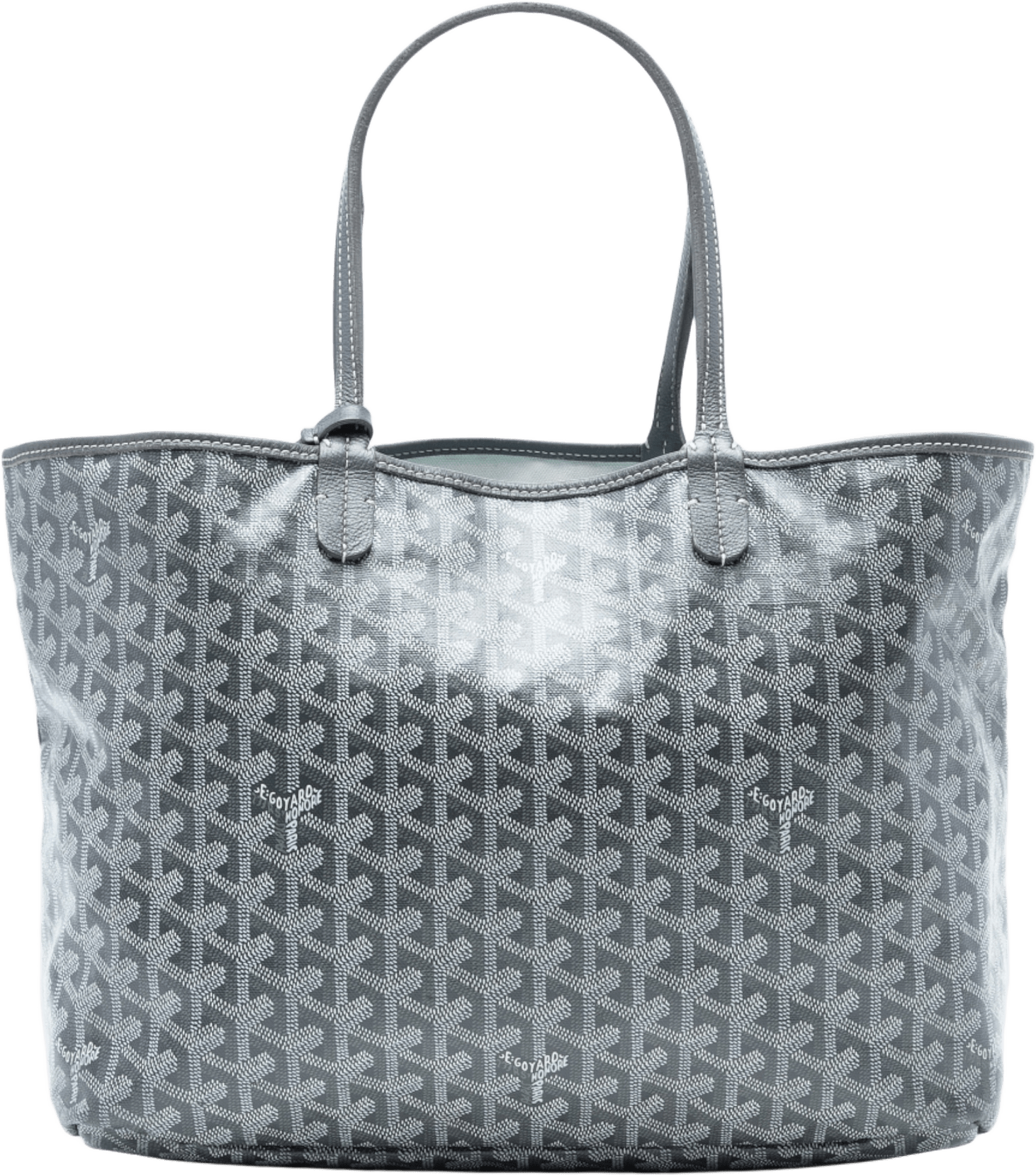 Goyard Goyardine Saint Louis Pm, från Luxclusif, i färgen light gray.