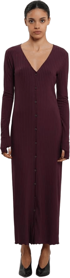 Odette Dress - Wine