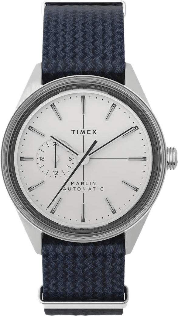 Timex Marlin Jet Automatic Herr, Vit/blå Textilrem - Tw2v72300, från Timex, i färgen 1.