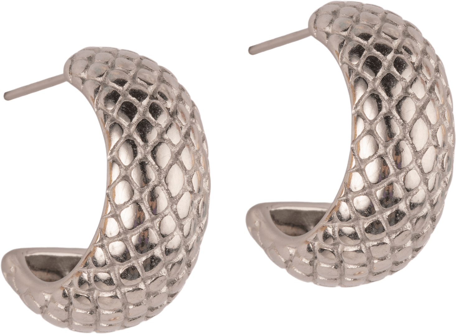 Loreen Örhänge, från pfgSTOCKHOLM, i färgen silver.