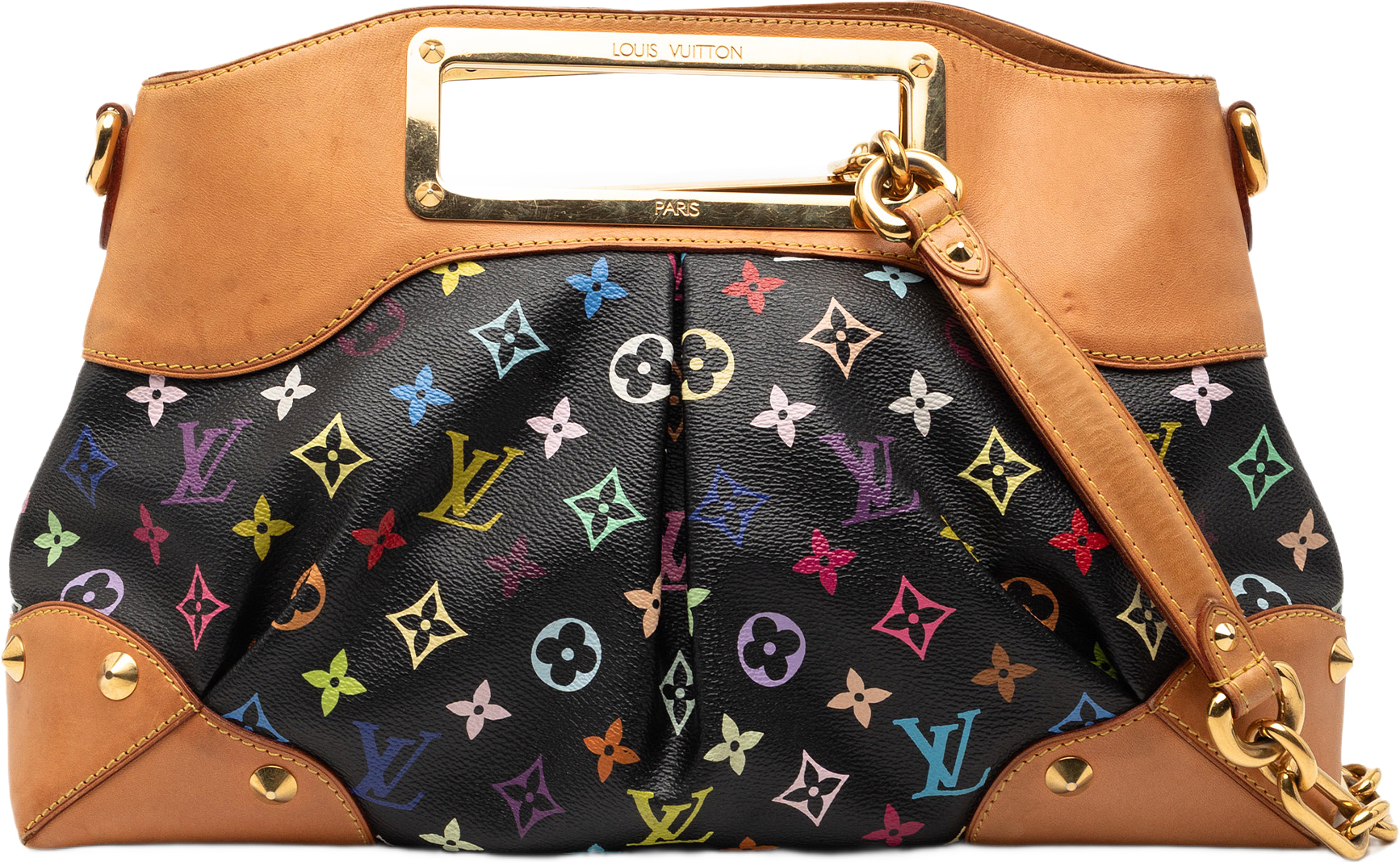 Louis Vuitton Monogram Multicolore Judy Mm, från Luxclusif, i färgen black.