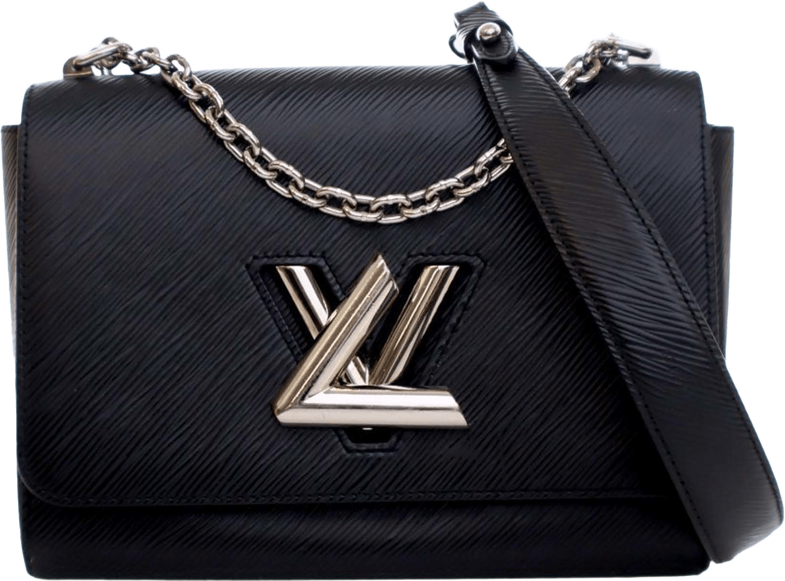 Louis Vuitton Epi Twist Mm, från Luxclusif, i färgen black.