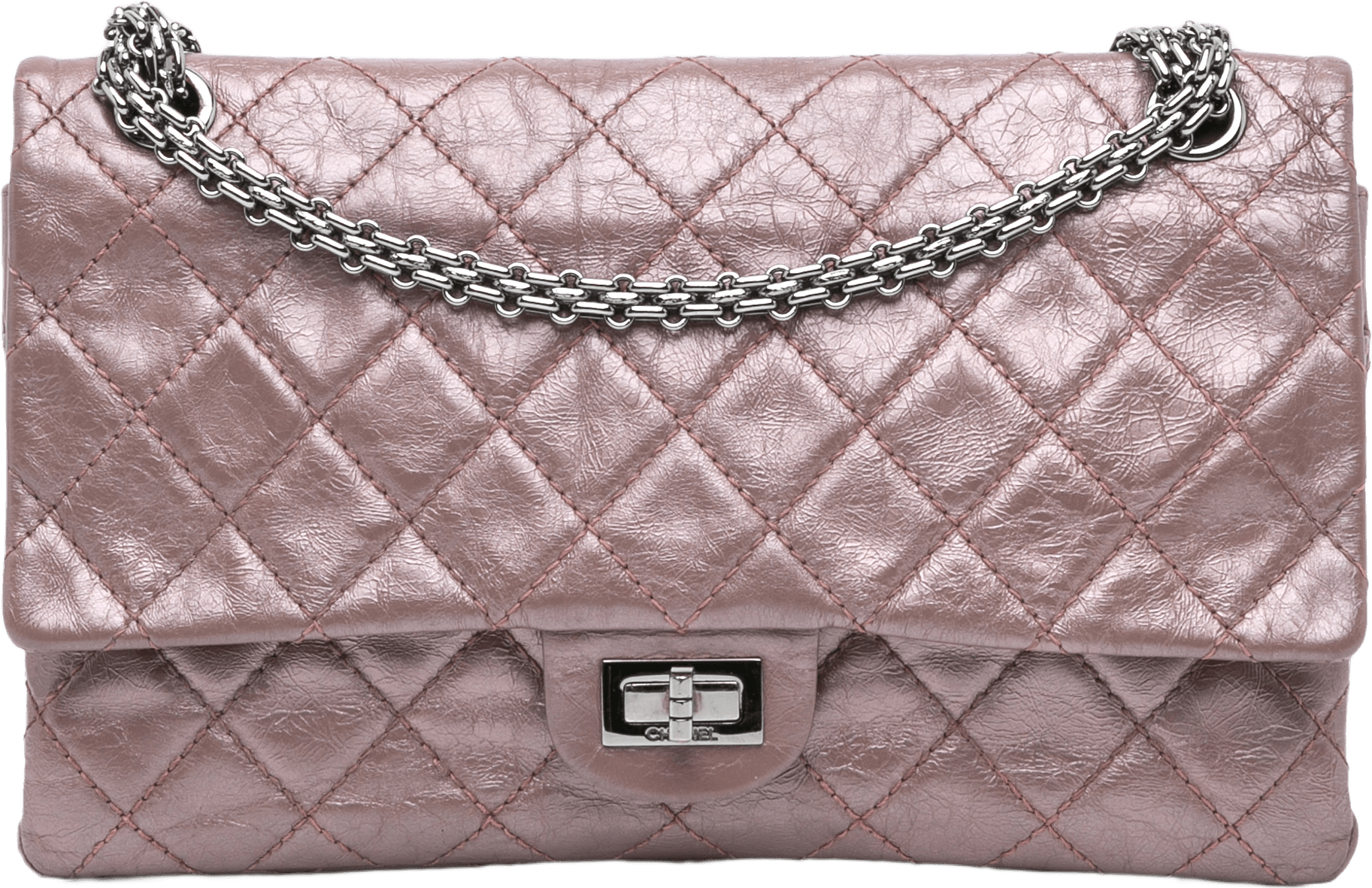 Chanel Reissue 2.55 Aged Metallic Calfskin Double Flap 226