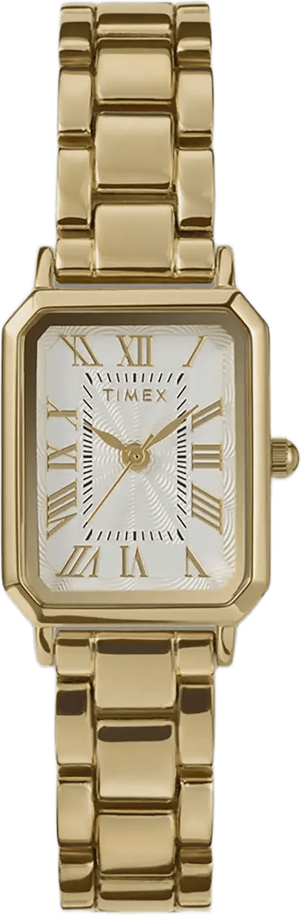 Timex Dress Damklocka Vit/guld, Metallband - Tw2y01200, från Timex, i färgen 1.