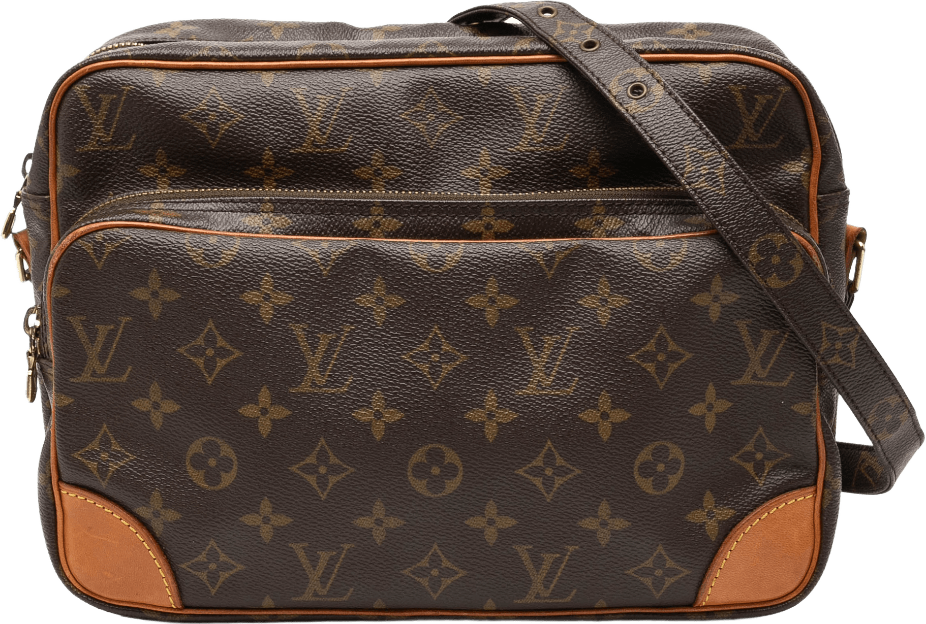 Louis Vuitton Monogram Nil Crossbody, från Luxclusif, i färgen brown.