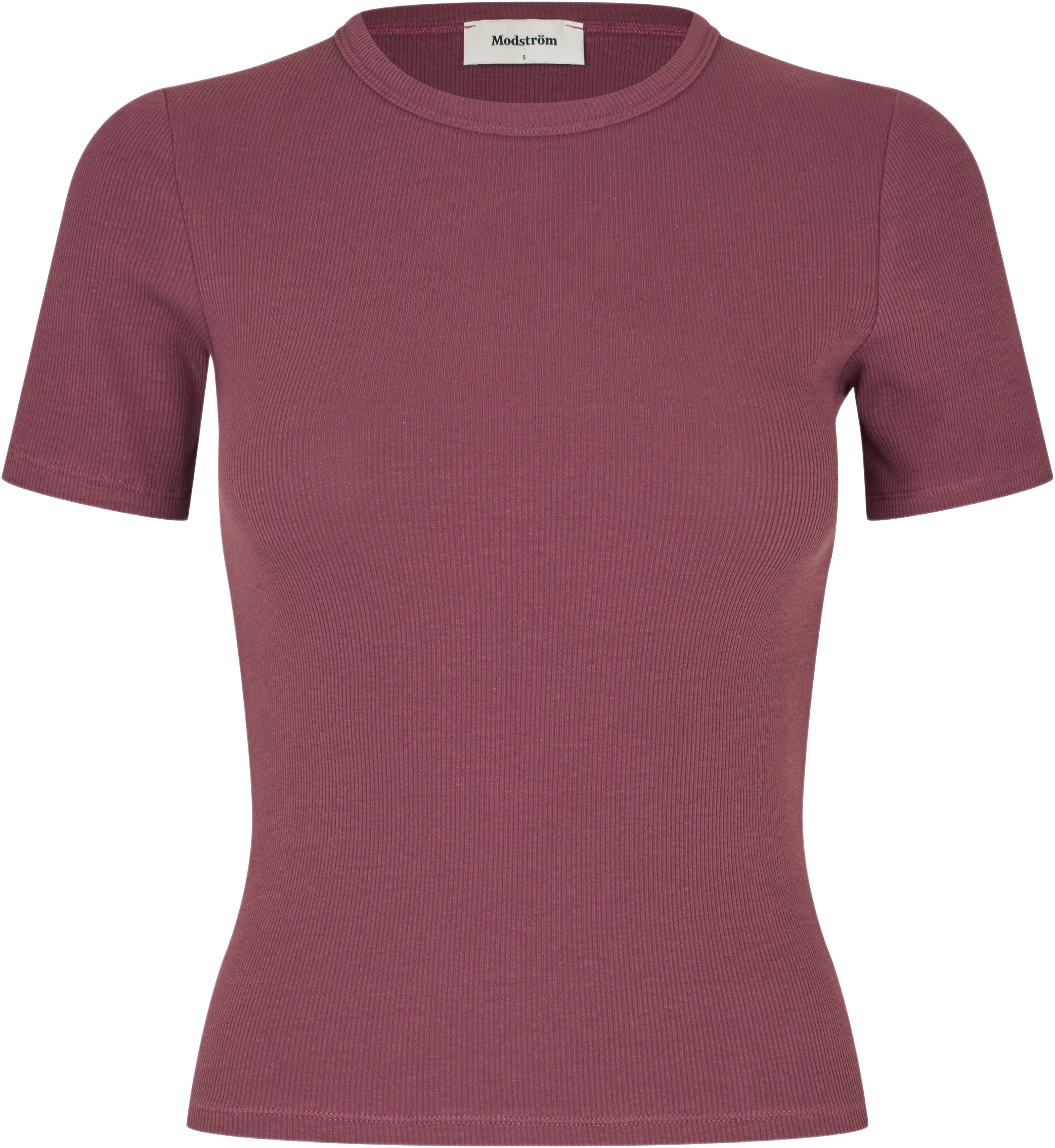 Igormd Short T-shirt, från Modström, i färgen wineberry.
