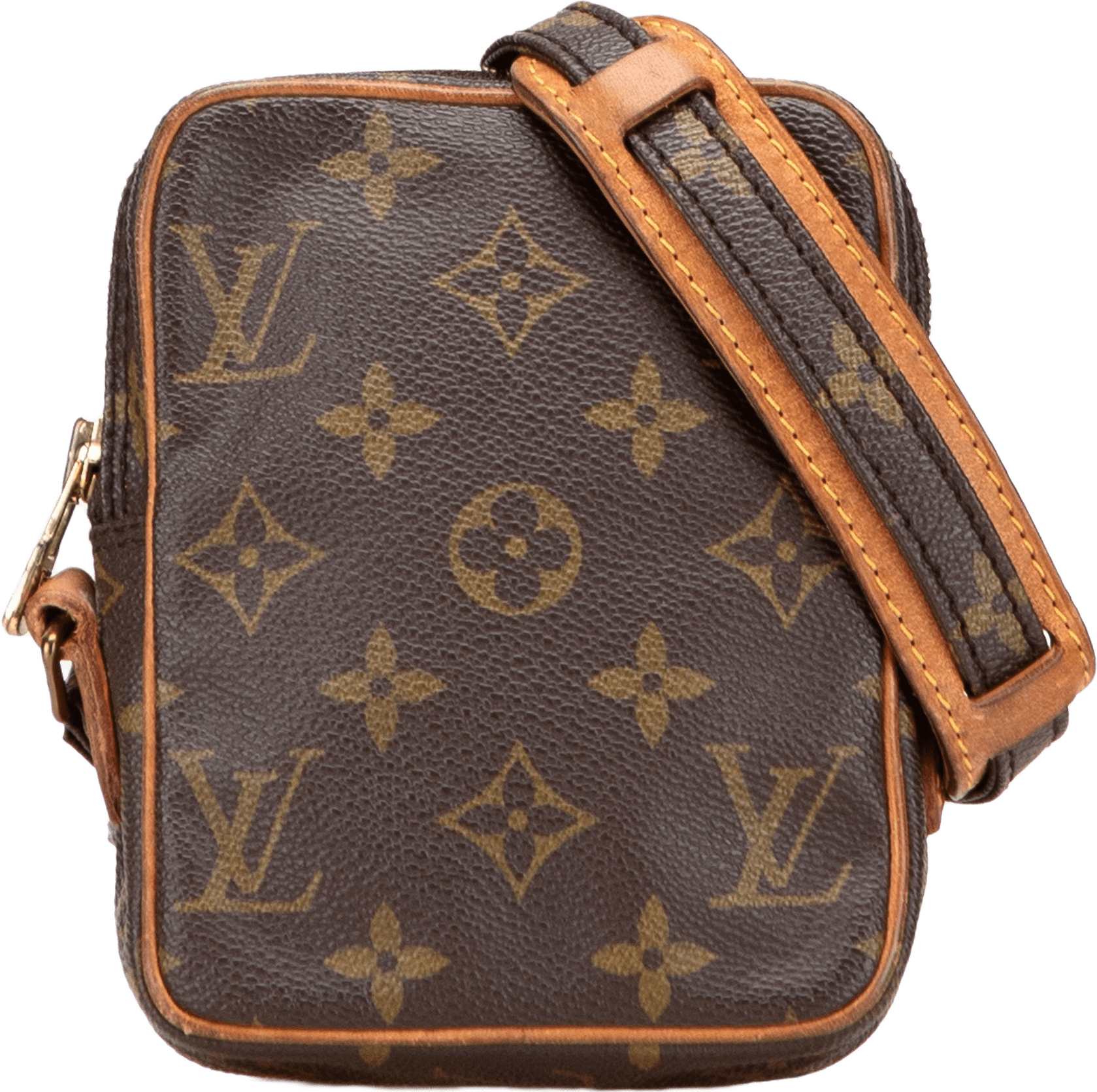 Louis Vuitton Monogram Mini Danube, från Luxclusif, i färgen brown.