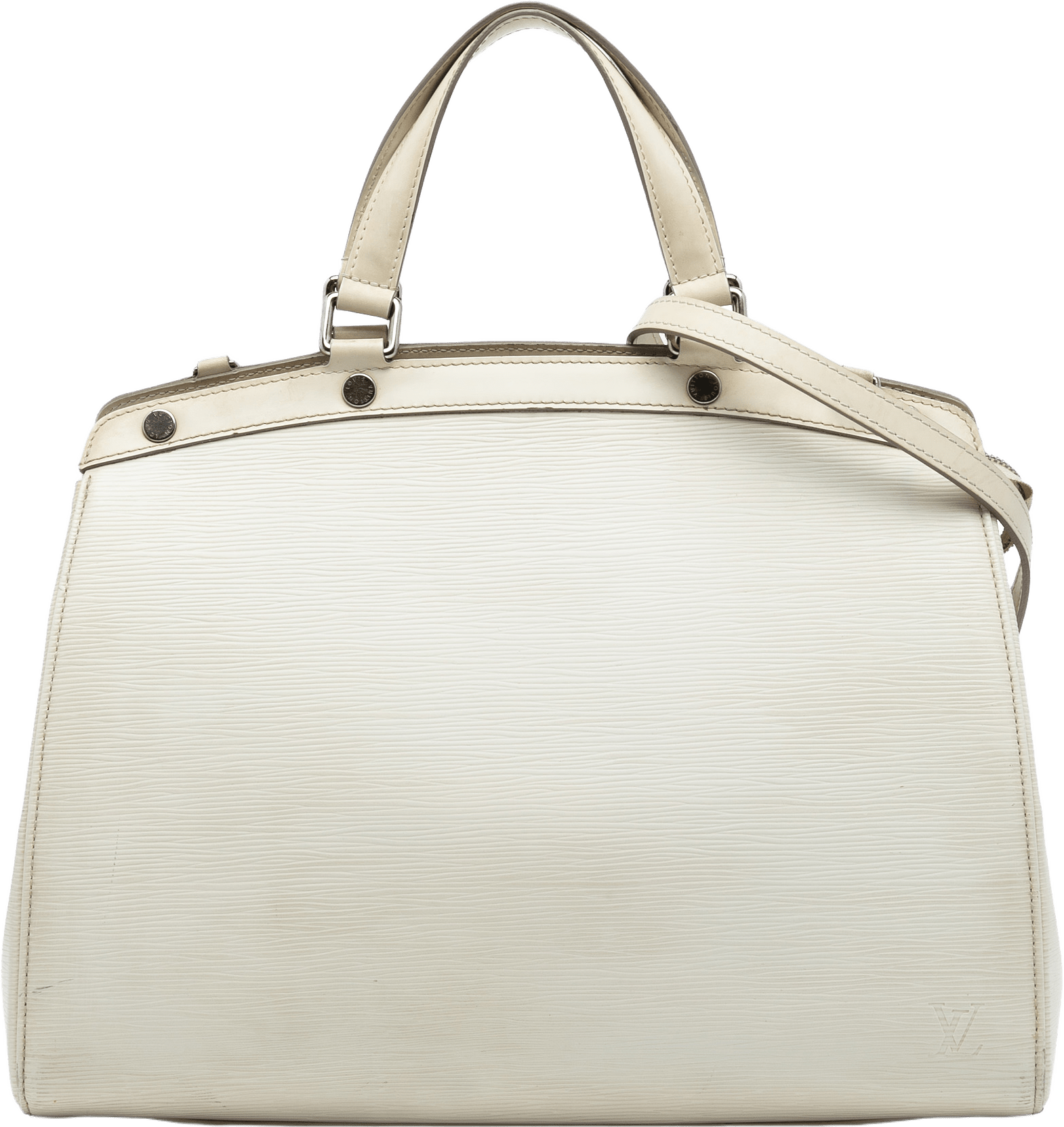Louis Vuitton Epi Brea Gm, från Luxclusif, i färgen white.
