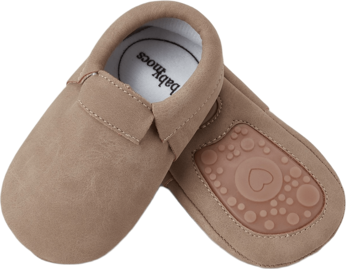 Casual Mocs, från BabyMocs, i färgen greige.