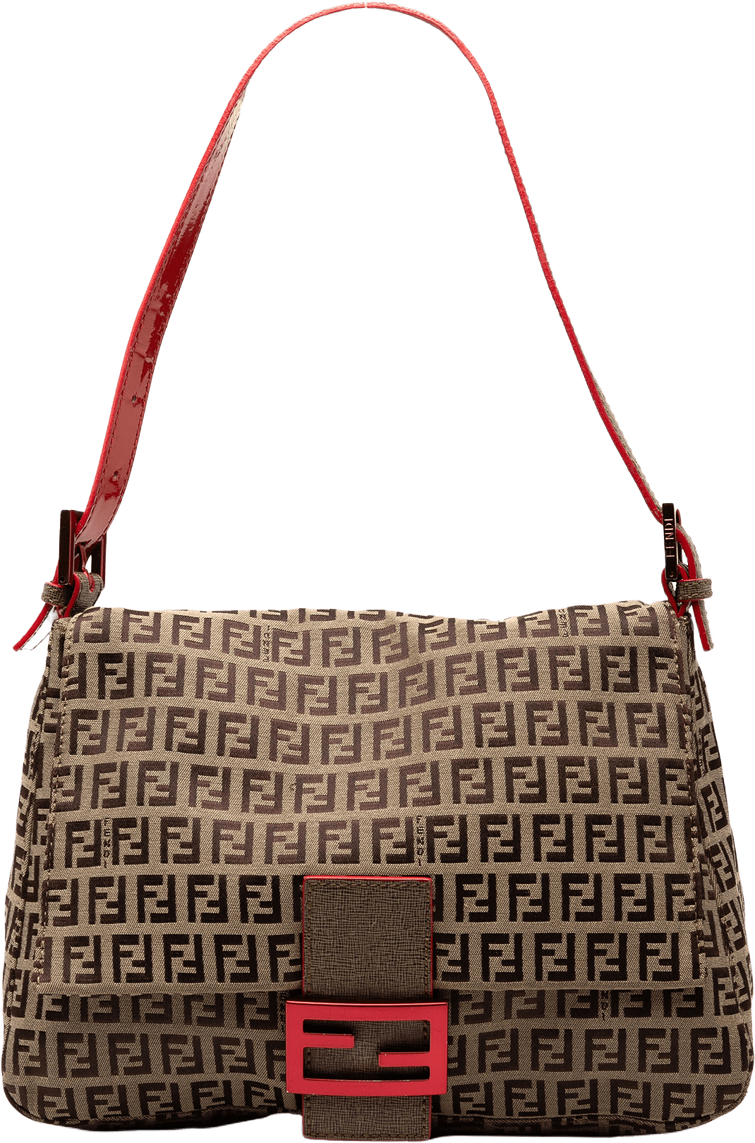 Fendi Zucchino Canvas Mamma Forever, från Luxclusif, i färgen beige.