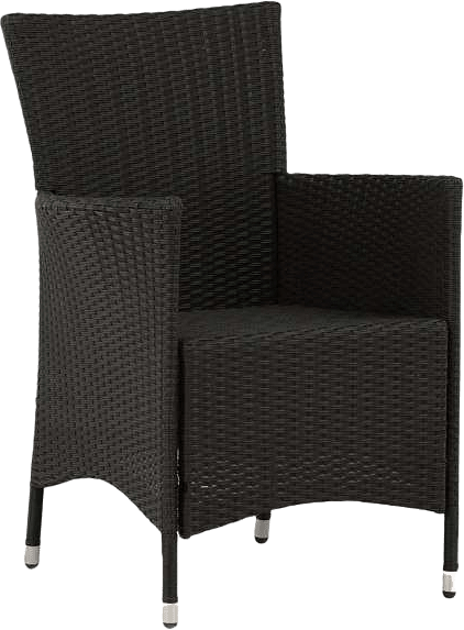 Knick Matstol 2-pack, från Venture Home, i färgen black.