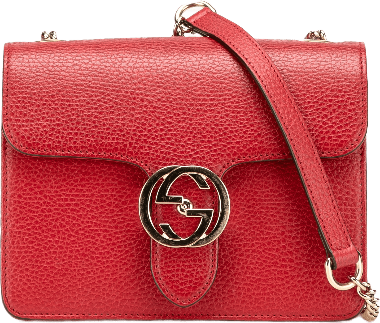 Gucci Small Dollar Calfskin Interlocking G Crossbody