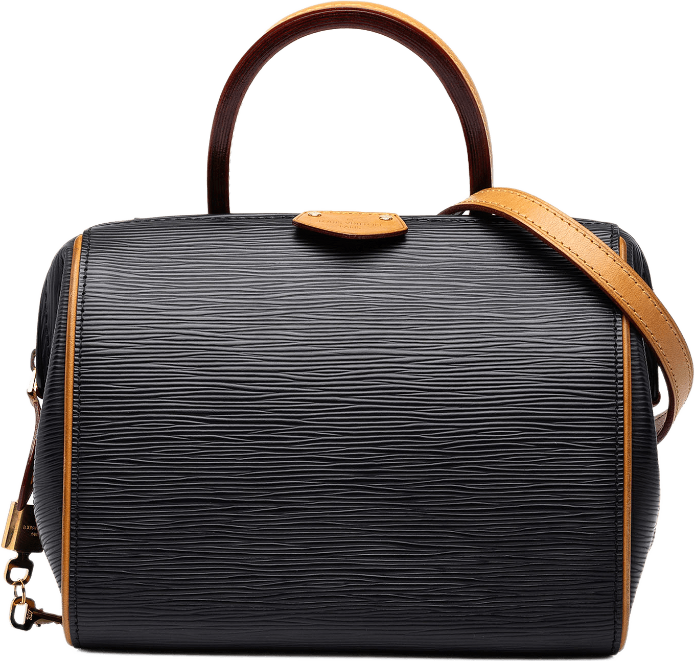 Louis Vuitton Epi Doc Bb, från Luxclusif, i färgen svart.