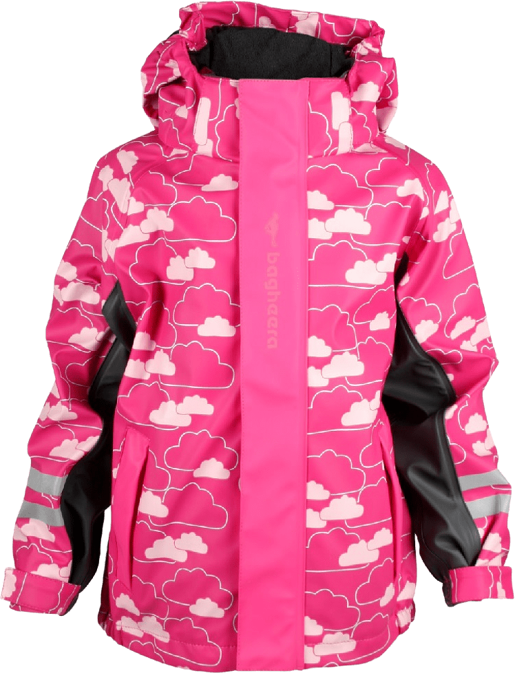 Rain Fleece Jacket Kids, från Bagheera, i färgen cerise/pink.