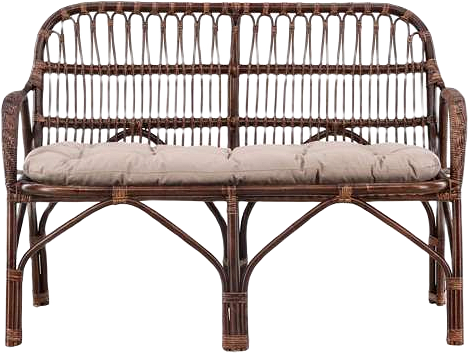 Nella 2-sits Soffa, från Venture Home, i färgen black.