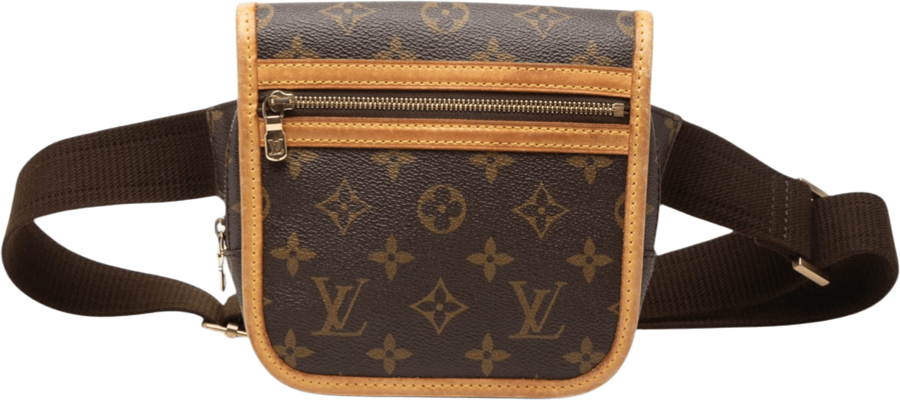 Louis Vuitton Monogram Bosphore Belt Bag, från Luxclusif, i färgen brown.