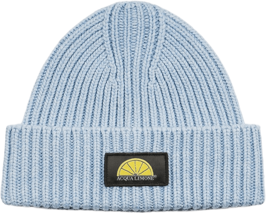 Soft Knit Beanie, från Acqua Limone, i färgen ice blue.