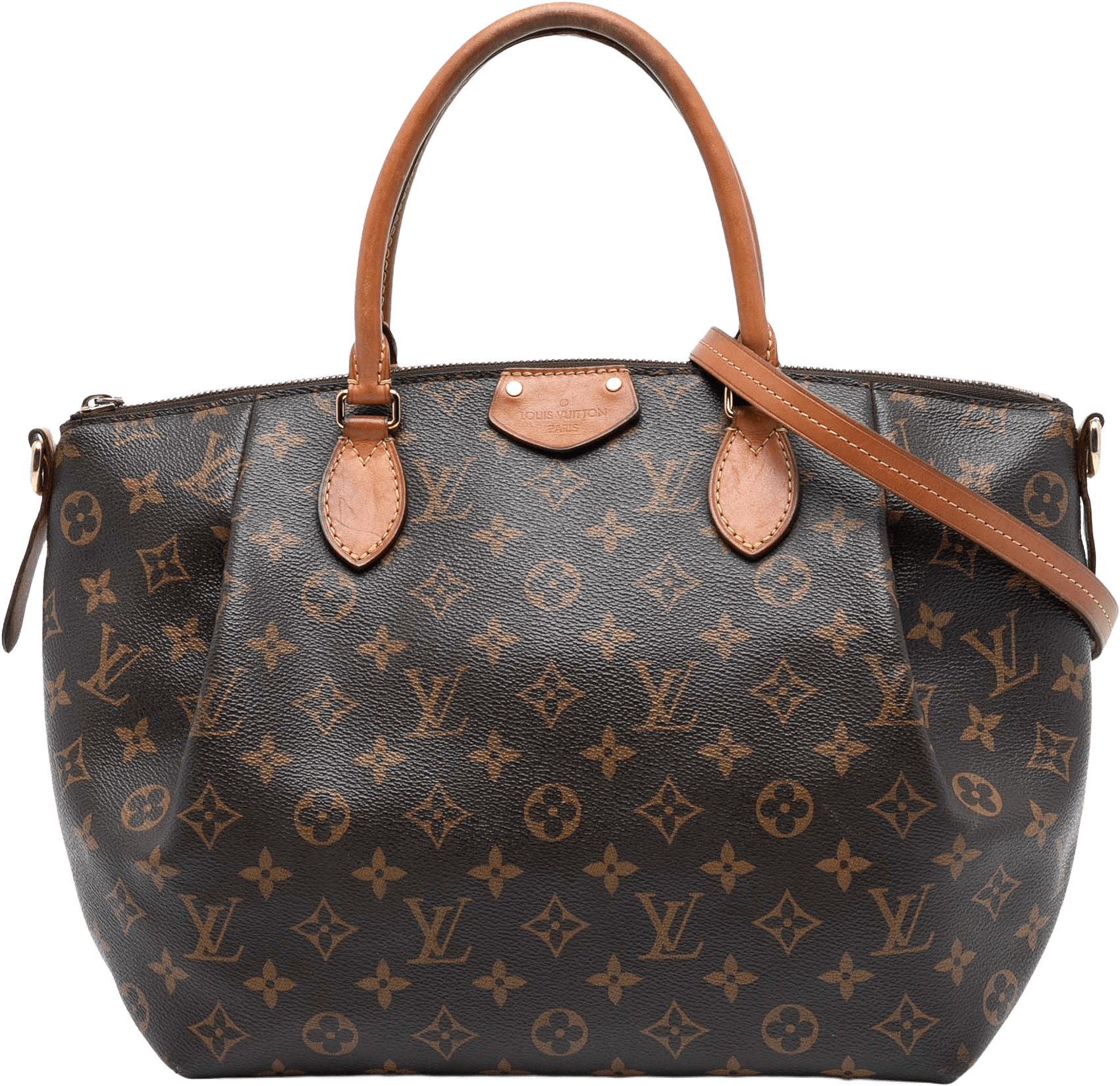 Louis Vuitton Monogram Turenne Mm, från Luxclusif, i färgen brown.