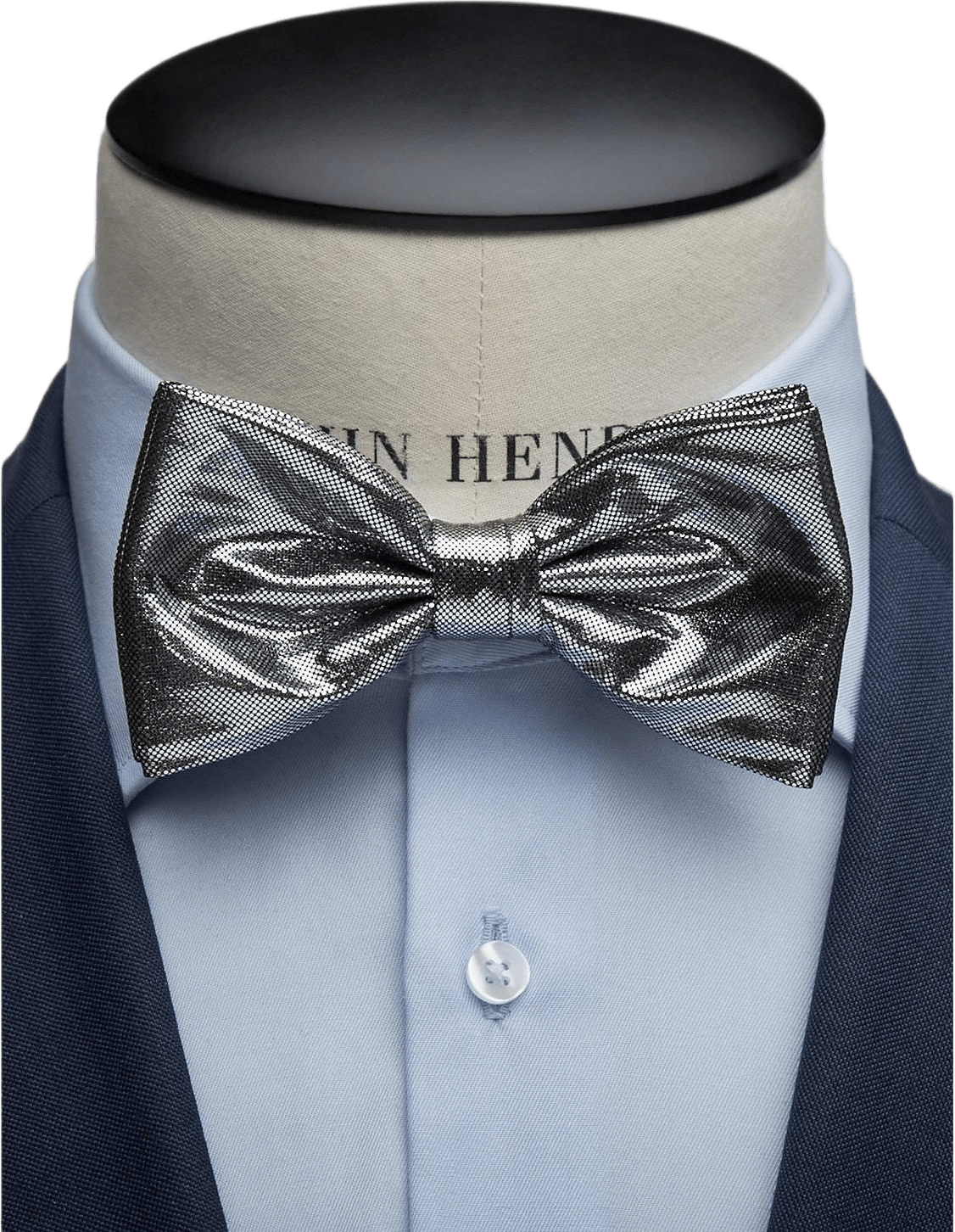 Bow Tie Formal Pre Tied, från John Henric, i färgen silver.