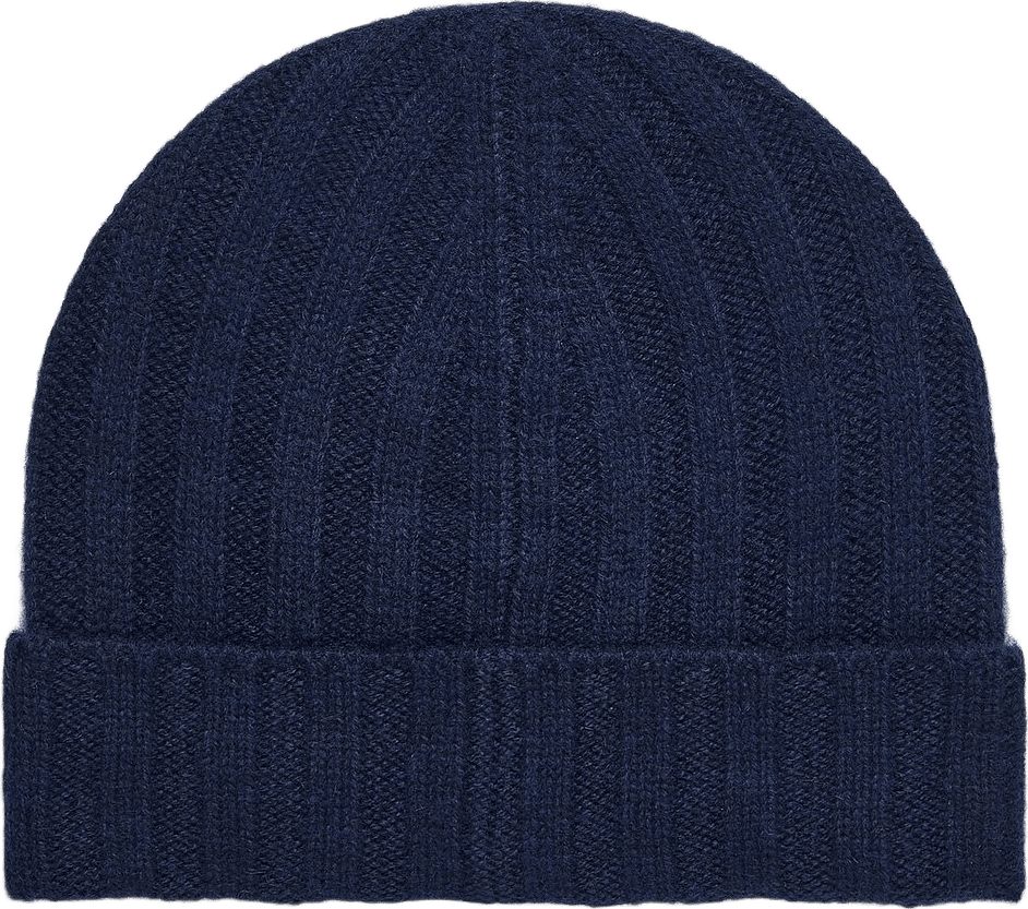 Wool Beanie, från John Henric, i färgen mörkblå.