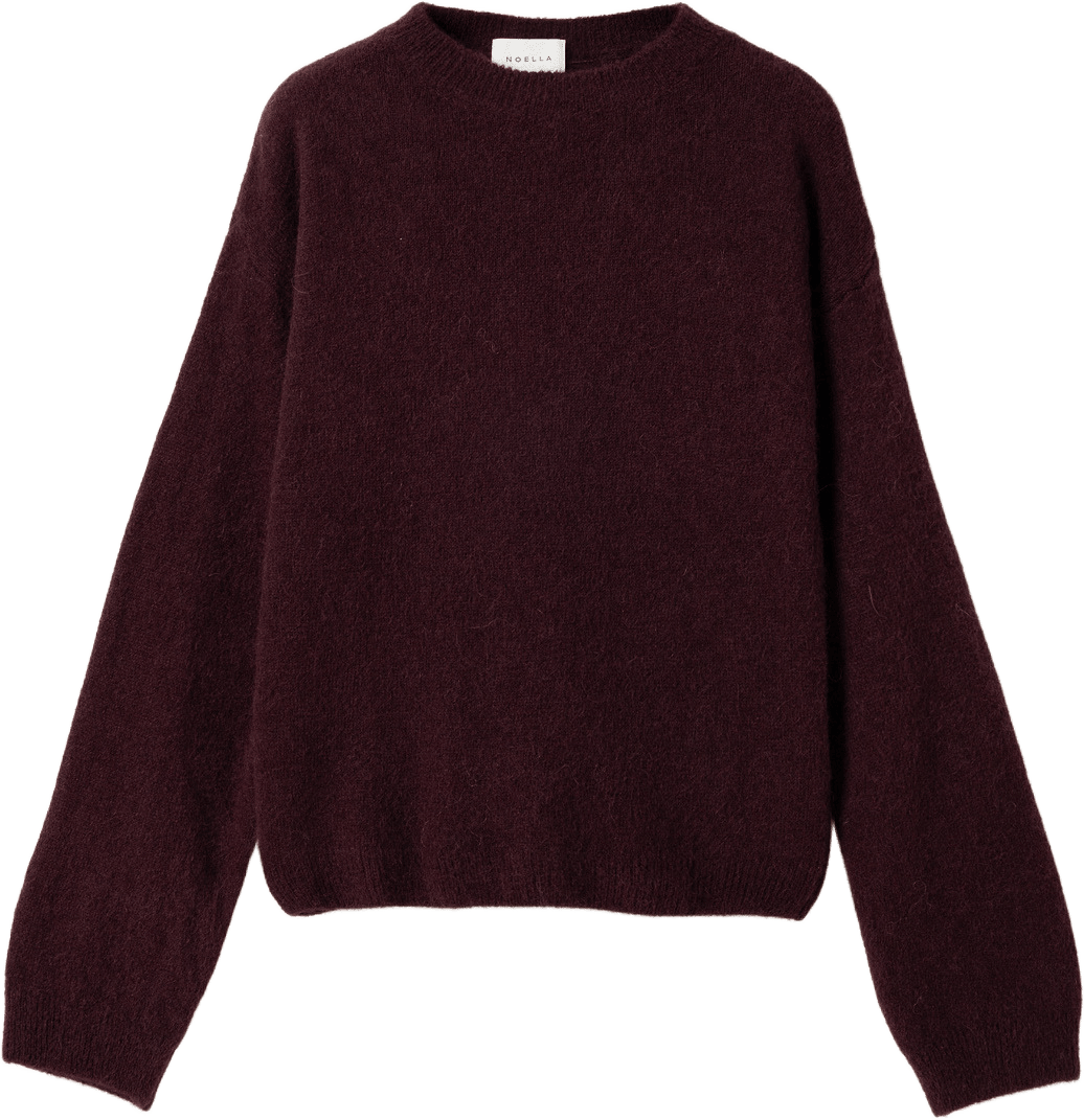 N-martie Knit - Winetasting, från Noella, i färgen winetasting.